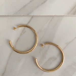 Varick Hoops | 18k Gold Filled